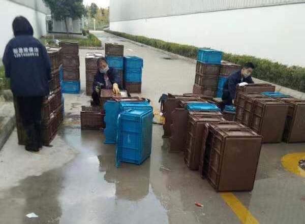 悦思意周转筐周转箱定期清洗